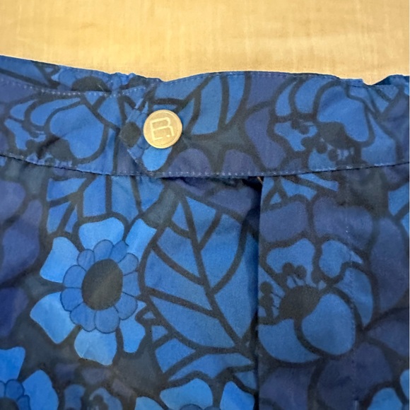 Robinson Les Bains Oxford Long Free Flowers Swim Trunks - Picture 2 of 4